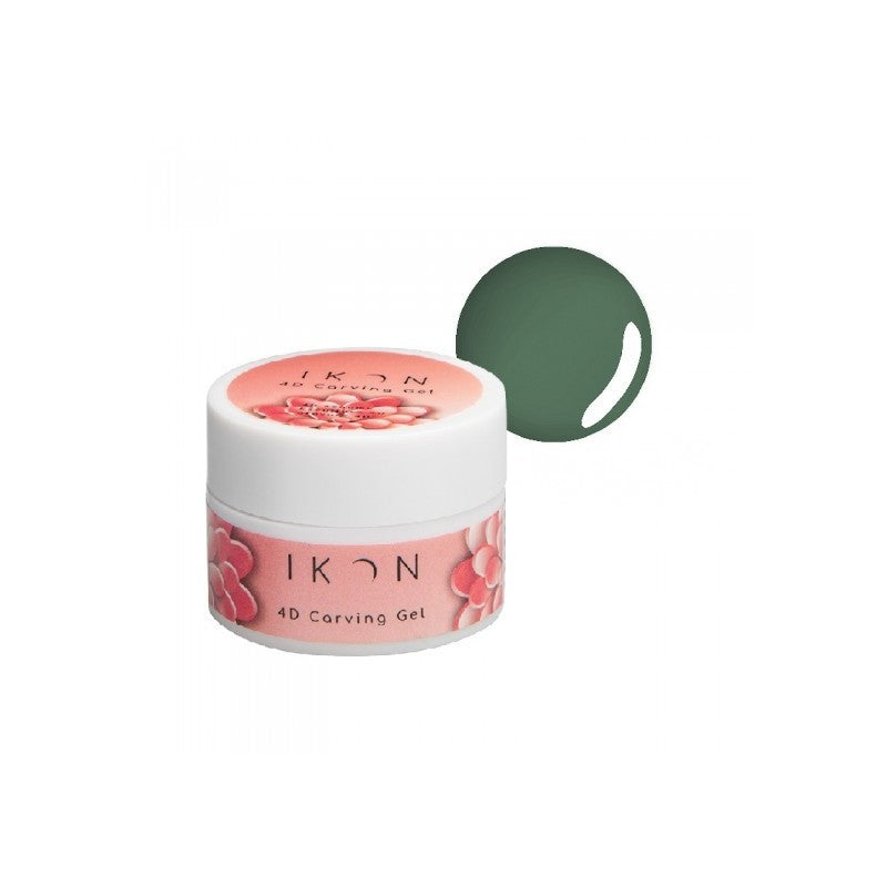 Gel plastilina per unghie - Carving 4D - 10 Verde Scuro