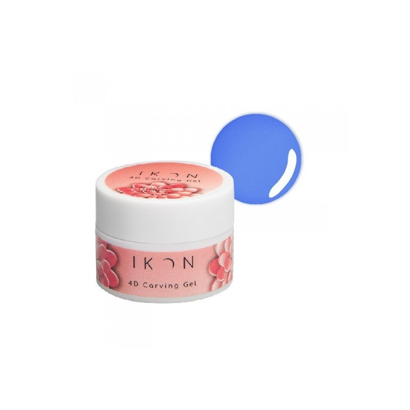 Gel plastilina per unghie - Carving 4D - 20 Blu pastello