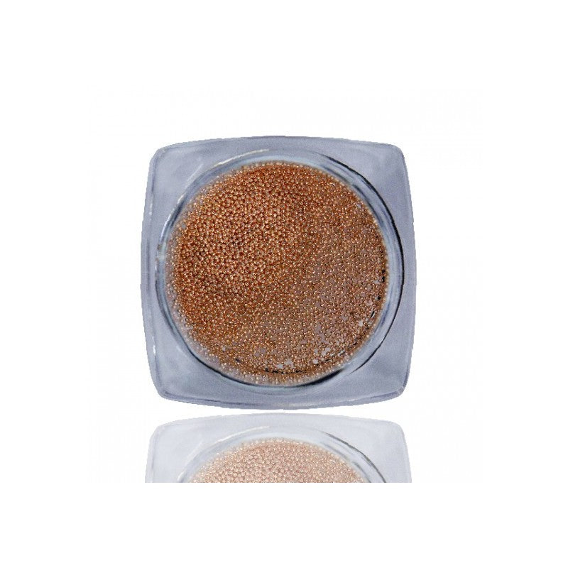 Micro Sfere Decorative In Acciaio-0.4Mm - Oro Rosa