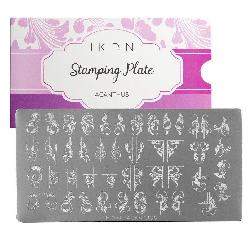 Stamping Plate 01 - Acanthus