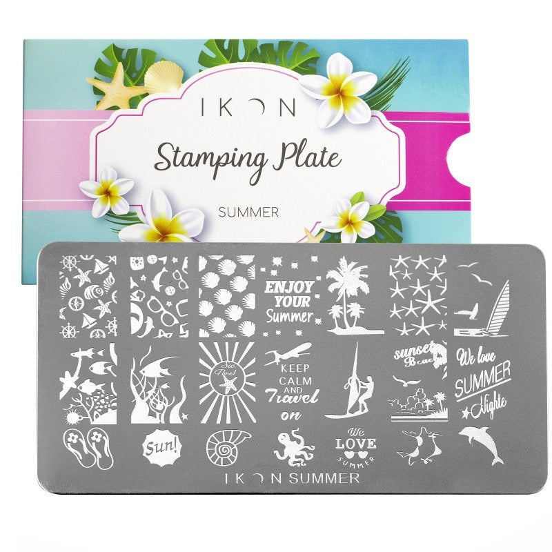 Stamping Plate 07 - Summer